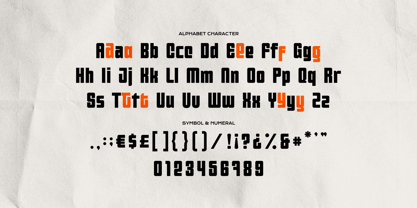 Roguel Font Poster 5