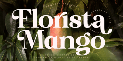 Florista Mango Font Poster 1