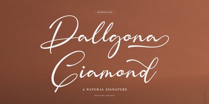 Dallgona Giamond Font Poster 1