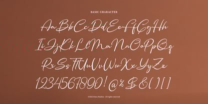 Dallgona Giamond Font Poster 10