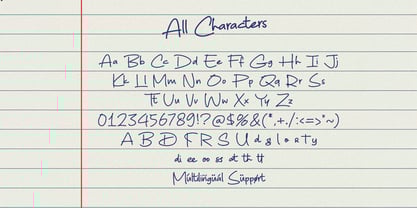 Jacknote Font Poster 8