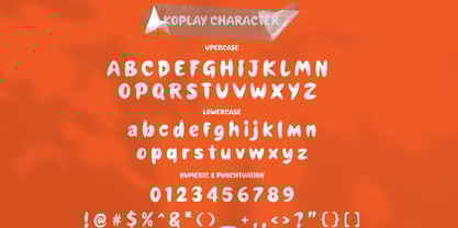 Koplay Font Poster 8