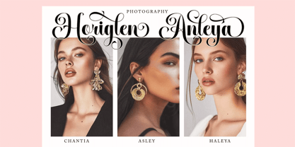 Caleyda Romantic Font Poster 2