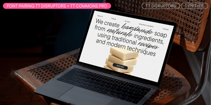 TT Disruptors Font Poster 4