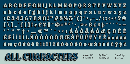 Askey Rounded Font Poster 10