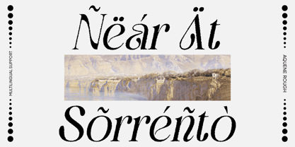 Aquene Rough Font Poster 5