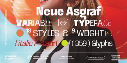 Neue Asgraf Font Poster 9