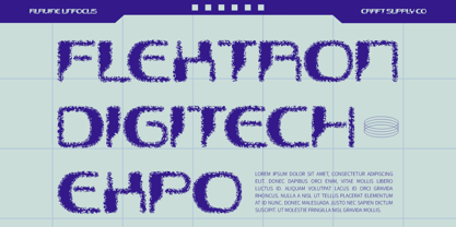 Alavine Unfocus Font Poster 3