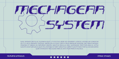 Alavine Unfocus Font Poster 2