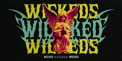 Grund Burn Font Poster 5