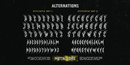 Grund Burn Font Poster 8