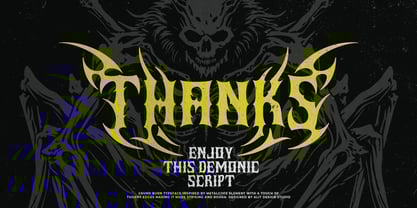 Grund Burn Font Poster 15