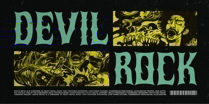 Grund Burn Font Poster 2