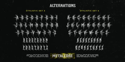 Grund Burn Font Poster 10