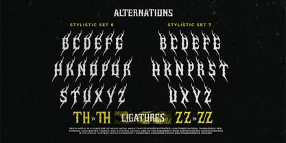 Grund Burn Font Poster 14