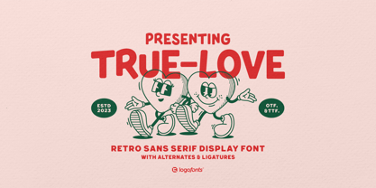 True Love Font Poster 1