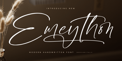 Emeython Font Poster 1