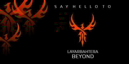 LayarBahtera Beyond Font Poster 1