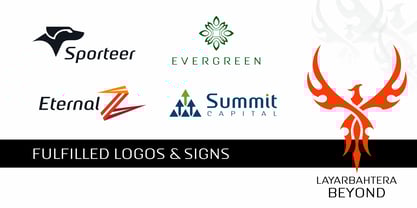 LayarBahtera Beyond Font Poster 4