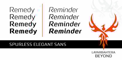 LayarBahtera Beyond Font Poster 2