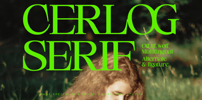 Cerlog Font Poster 1