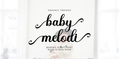 Baby Melodi Font Poster 1