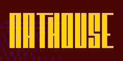 Nathouse Font Poster 1