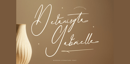 Delanisyta Gabrielle Font Poster 1