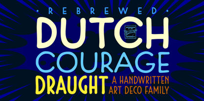 Dutch Courage Draught Font Poster 1