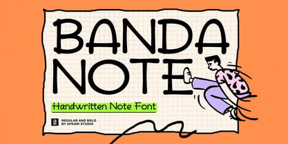 Banda Note Font Poster 1