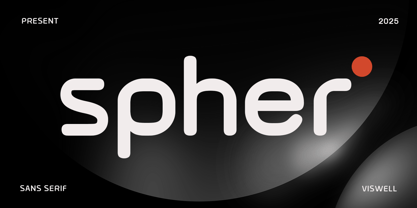 Spher Font Poster 1