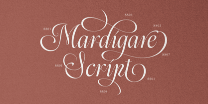 Mardigare Font Poster 8