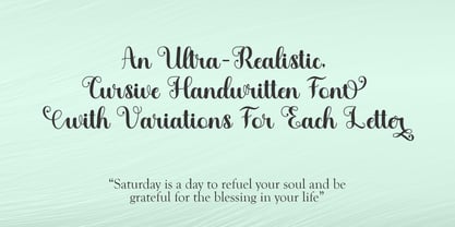 Daye Script Font Poster 9