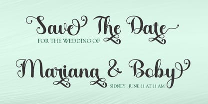 Daye Script Font Poster 4