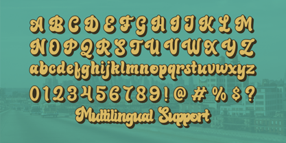 Benload Font Poster 2