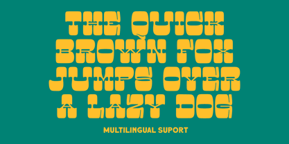 Round Timber Font Poster 5