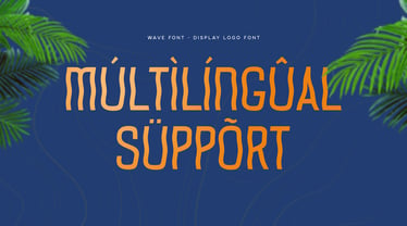 Wave SS Font Poster 13