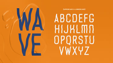 Wave SS Font Poster 10