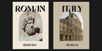 Romanost Font Poster 3