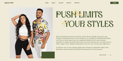 Aquene Blur Font Poster 3