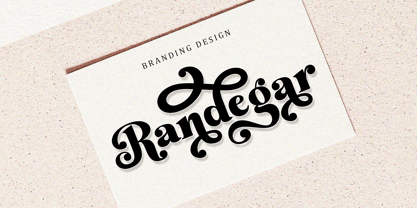 Sunday Randegar Font Poster 5