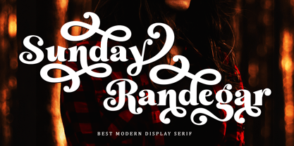 Sunday Randegar Font Poster 1