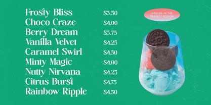 Adjust Smile Font Poster 5