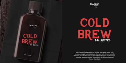 Arnod Blur Font Poster 5