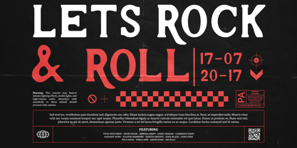 Arnod Blur Font Poster 4