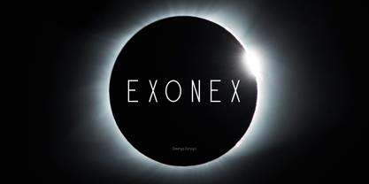 Exonex Font Poster 1