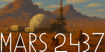 Exonex Font Poster 3