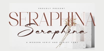 Seraphina Script Font Poster 1