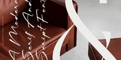 Seraphina Script Font Poster 6