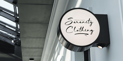 Seraphina Script Font Poster 2